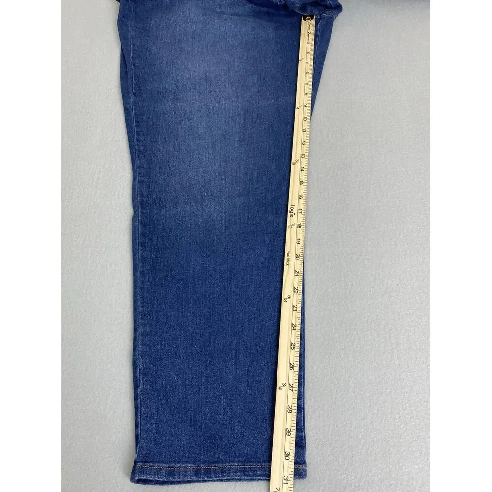 Gloria Vanderbilt Amanda 2.0 Slim Leg Jeans Women's 24W Dark Wash NWT Plus - Picture 9 of 9